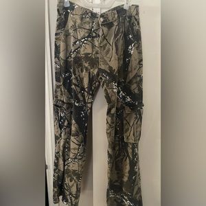 Camo cargo pants, size:Tall L, and worn 3 times
